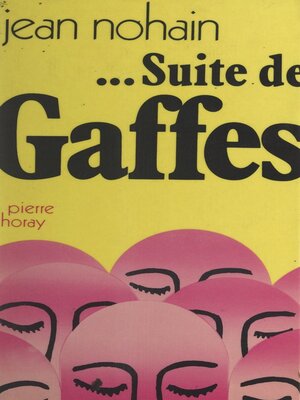 cover image of Suite de "Gaffes"